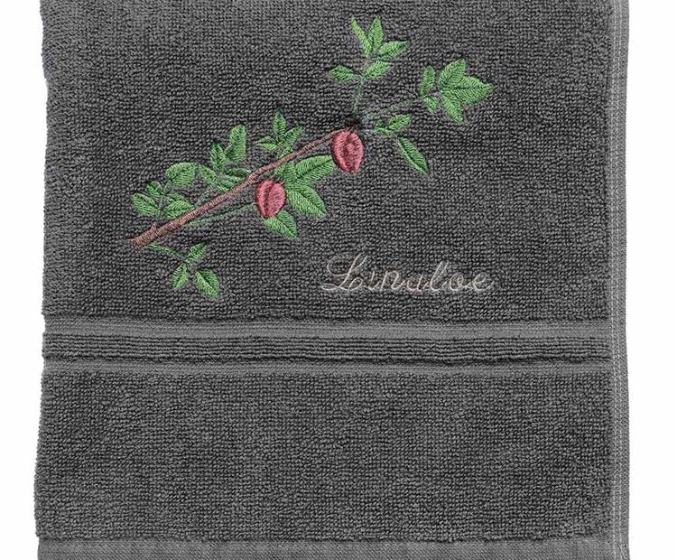 Frottiertuch mit Stickerei Amerika: Linaloe