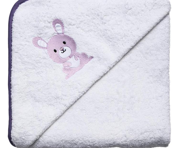 Kapuzenbadetuch Hase
