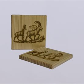 Raclette-Untersetzer - Steinbock