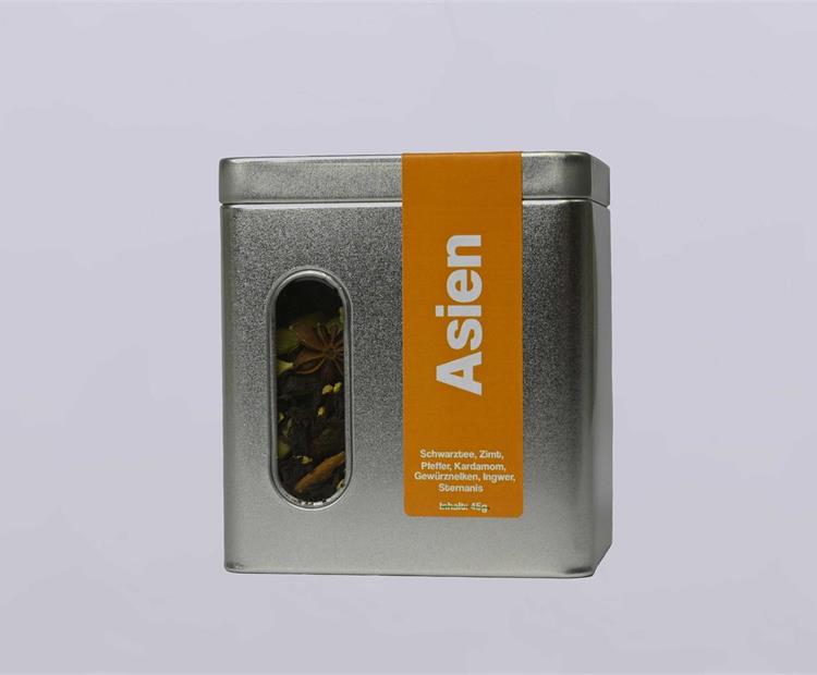 Teemischung in Blechdose Asien: Chai-Tee